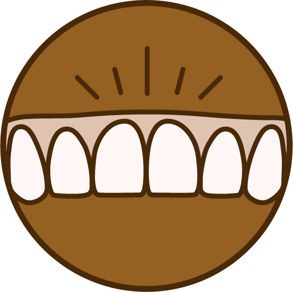 High, flat trimline